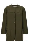 Max Mara "recital" Jacket In Green