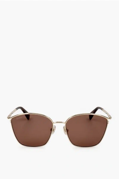 Max Mara Clubmaster Sunglasses With Metal Frame