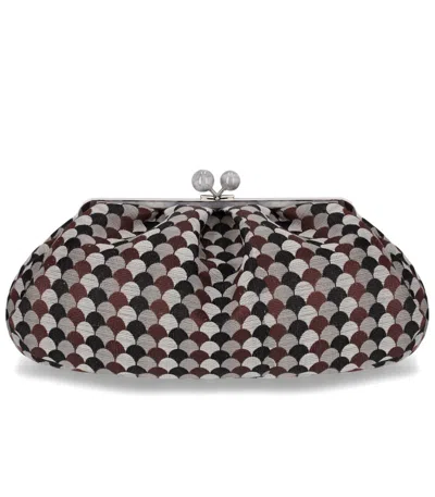 Max Mara Clutch Pasticcino Italianroots Large  Weekend In Grey