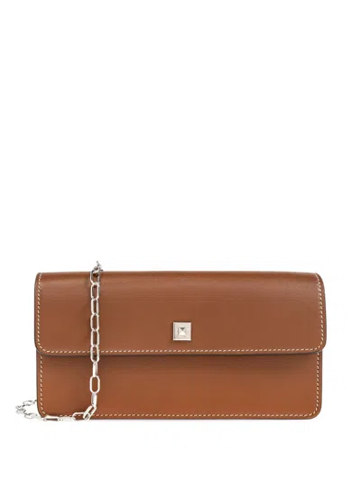 MAX MARA CLUTCHY LEATHER CLUTCH BAG