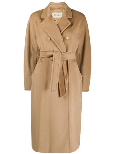 Max Mara Coat 101801 Clothing In Brown