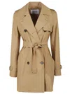 Max Mara Landa Cotton Canvas Mackintosh