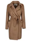 Max Mara Coat In Brown
