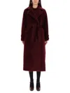 Max Mara Coat "albata" In Red