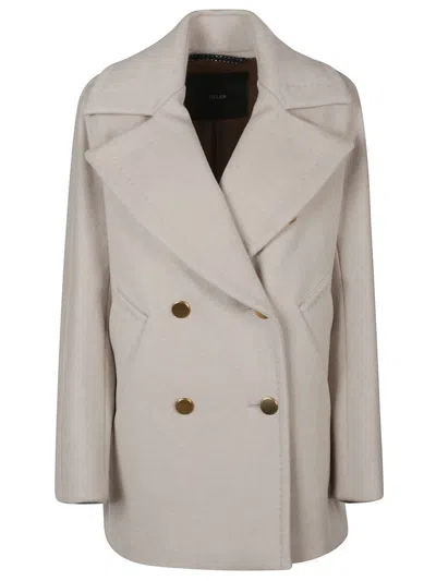 Max Mara Coat In Beige