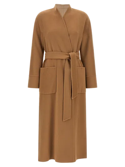 Max Mara Coat In Beige