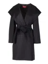 Max Mara Studio Coats In Black