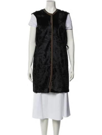 Pre-owned Max Mara Coat In Black