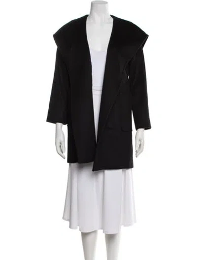 Pre-owned Max Mara Coat In Black