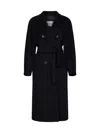 Max Mara Coat In Black