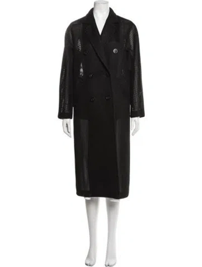 Pre-owned Max Mara Coat In Black