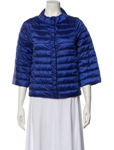 Pre-owned Max Mara Coat In Blue