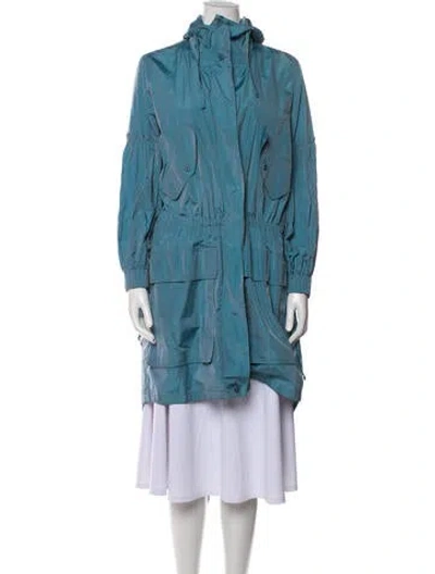 Pre-owned Max Mara Coat In Blue