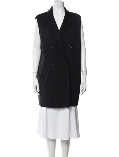 Pre-owned Max Mara Coat In Blue