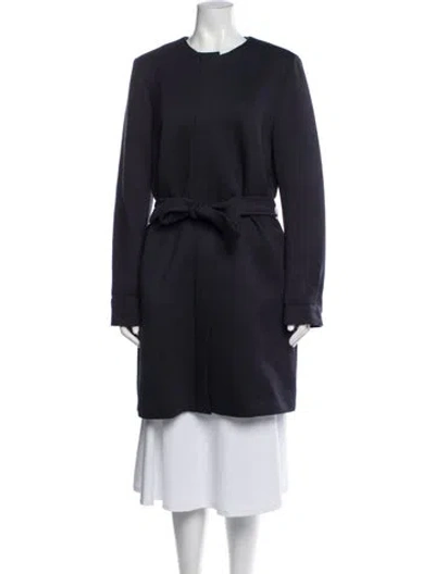 Pre-owned Max Mara Coat In Blue