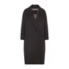 Max Mara Double-breasted Coat In Brown