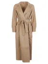Max Mara Coat In Brown