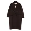 Max Mara Oversized Coat In Cashmere, Alpaca And Wool In Brown