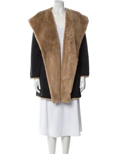 Pre-owned Max Mara Coat In Brown