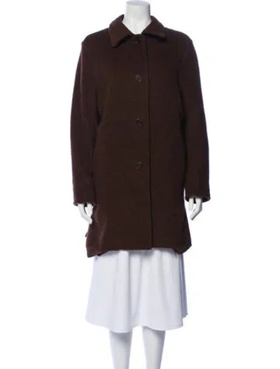 Pre-owned Max Mara Coat In Brown