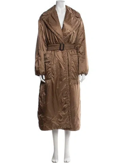 Pre-owned Max Mara Coat In Brown