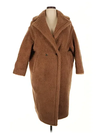 Pre-owned Max Mara Coat In Brown
