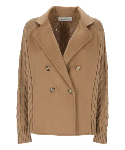 Max Mara Coat In Brown