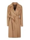 Max Mara Scire Coat In Camel