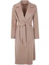Max Mara Coat Classic "mst Cles" In Brown