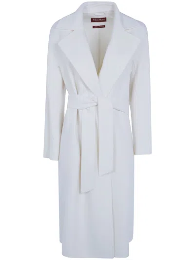 Max Mara Coat Classic "mst Cles" In White