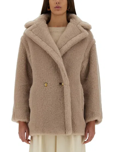 Max Mara Coat "cuba" In Beige