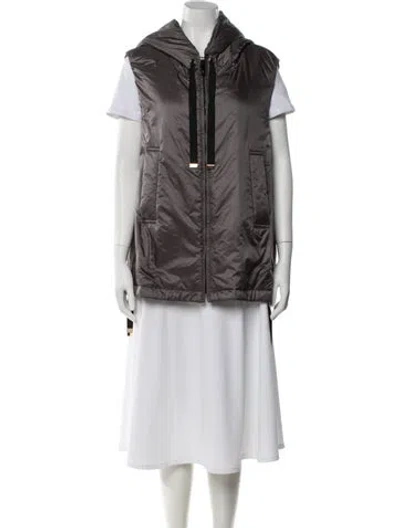 Pre-owned Max Mara Coat In Gray