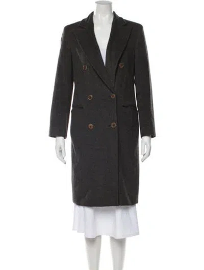Pre-owned Max Mara Coat In Gray