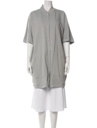 Pre-owned Max Mara Coat In Gray