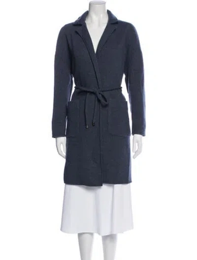 Pre-owned Max Mara Coat In Gray