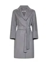 Max Mara Coat In Gray
