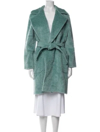 Pre-owned Max Mara Coat In Green
