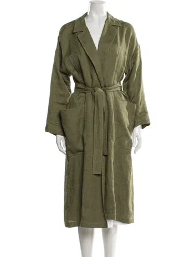 Pre-owned Max Mara Coat In Green