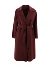 Max Mara Coat In Cashemre Wool And Silk