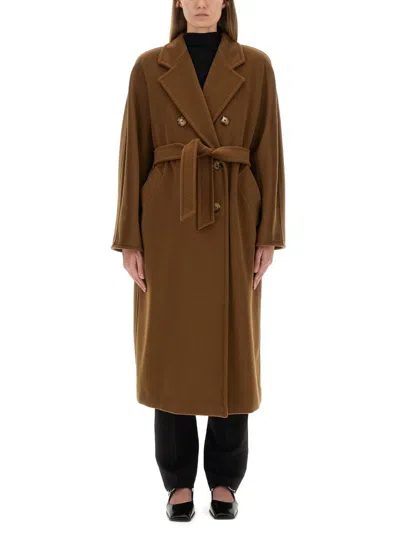 Max Mara Coat "madame" In Brown
