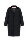 Max Mara Long-sleeved Coat In Black