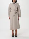 Max Mara Ludmilla Belted Cashmere Midi Coat In Beige
