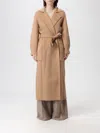 Max Mara Long Coat In Neutral