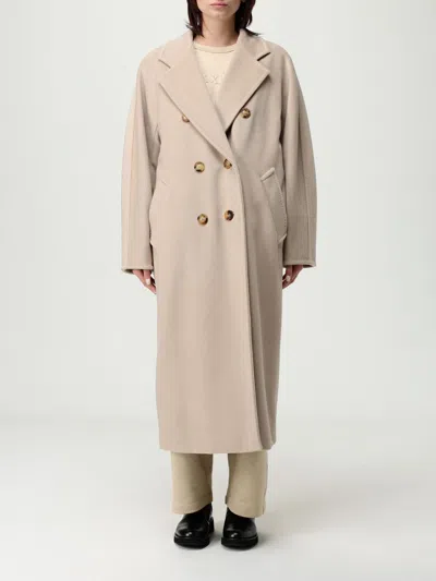 Max Mara Coat  Woman Color Beige In Sand