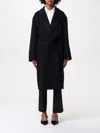 Max Mara Coat  Woman Color Black In Black