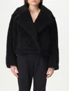 Max Mara Oggeri Alpaca, Wool, And Silk Teddy Coat In Black