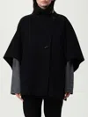 Max Mara Derrik Black Cashmere Cape In Black