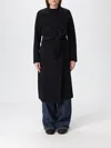 Max Mara Coat  Woman Color Black In Black