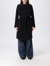 Max Mara Coat  Woman Color Black In Black