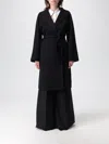 Max Mara Coat  Woman Color Black In Black
